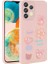 Samsung Galaxy A13 4g Uyumlu Kılıf Kabartma Figürlü Parlak Toys Silikon Kapak, Pembe 1