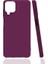 Samsung Galaxy A12 Uyumlu Kılıf Biye Silikon, Mor 1
