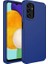 Samsung Galaxy A04 Uyumlu Kılıf Metal Çerçeve ve Buton Tasarımlı Silikon Luna Kapak, Lacivert 1