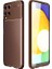 Samsung Galaxy A22 4g Uyumlu Kılıf Negro Silikon Kapak, Kahverengi 1