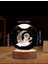 Mr Sevgiliye Özel Astronot Gece Lambası 3D Kristal Cam Küre, Ahşap Soketli Gece Lambası,led,harika Bir Hediye 1