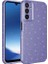 Samsung Galaxy A24 Uyumlu Kılıf Kamera Korumalı Simli Lüks Koton Kapak, Mor 1