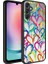 Samsung Galaxy A54 Uyumlu Kılıf Aynalı Desenli Kamera Korumalı Parlak Mirror Kapak, Kalp 1