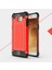 Samsung Galaxy C5 Pro Uyumlu Kılıf Crash Silikon Kapak, Kırmızı 1
