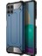 Samsung Galaxy M22 Uyumlu Kılıf Crash Silikon Kapak, Mavi 1