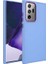 Samsung Galaxy Note 20 Ultra Uyumlu Kılıf Metal Çerçeve ve Buton Tasarımlı Silikon Luna Kapak, Lila 1