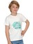 Erkek Çocuk Kısa Kollu Bisiklet Yaka Kudüs Mescid-I Aksa Baskılı T-Shirt 1