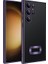 Samsung Galaxy S23 Ultra Uyumlu Kılıf Kamera Korumalı Logo Gösteren Omega Kapak, Derin Mor 1