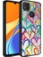 Xiaomi Redmi 9c Uyumlu Kılıf Aynalı Desenli Kamera Korumalı Parlak Mirror Kapak, Kalp 1