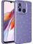 Xiaomi Redmi 12C Uyumlu Kılıf Kamera Korumalı Simli Lüks Koton Kapak, Mor 1