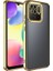Xiaomi Redmi 10C Uyumlu Kılıf Kamera Korumalı Logo Gösteren Omega Kapak, Gold 1