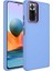 Xiaomi Redmi Note 10 Pro Uyumlu Kılıf Metal Çerçeve ve Buton Tasarımlı Silikon Luna Kapak, Lila 1