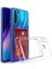 Xiaomi Redmi Note 8 Uyumlu Kılıf Kartlıklı Şeffaf Setra Clear Silikon Kapak 1
