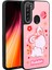 Xiaomi Redmi Note 8 Uyumlu Kılıf Parlayan Kabartmalı Ikonik Figürlü Amas Silikon Kapak, Pembe 1