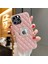 Apple iPhone 15 Pro Uyumlu Kılıf Zebana Diamond Deri Kılıf Rose Gold 1