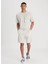 Regular Fit Gri Erkek Sweat Şort L241671035 Sweat Short 1