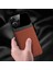 Xiaomi Redmi 12 Uyumlu Kılıf Zebana Lens Deri Kılıf Kahverengi 2