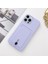 Apple iPhone 15 Pro Uyumlu Kılıf Zebana Kartlıklı Sweet Yumuşak Silikon Kılıf Lila 1