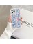 Apple iPhone 14 Pro Max Uyumlu Kılıf Zebana May Flowers Silikon Kılıf Lila 1