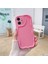 Apple iPhone 11 Uyumlu Kılıf Zebana Wave Mat Silikon Kılıf Pembe 1
