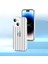 Apple iPhone 15 Plus Uyumlu Kılıf Zebana Bumper Silikon Kılıf (Kamera Lens Korumalı) Şeffaf 1