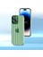 Apple iPhone 12 Pro Max Uyumlu Kılıf Zebana Bumper Silikon Kılıf (Kamera Lens Korumalı) Yeşil 1