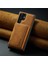 Samsung Galaxy S22 Ultra Uyumlu Kılıf Zebana 2in1 Elite Class Cüzdanlı Deri Kılıf Kahverengi 1