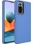 Xiaomi Redmi Note 10 Pro Uyumlu Kılıf Metal Çerçeve ve Buton Tasarımlı Silikon Luna Kapak, Lavendery Gray 1