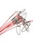 Balıkçılık Lures Paslanmaz Çelik Halat Lideri Spinner Döner Halat 50 cm 50 kg Adet:10 Adet (Yurt Dışından) 3