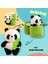 2 In 1 Sevimli Bambu Tüp Panda Peluş Kawaii Gözyaşı Panda Dolması Hayvan Peluş Süper Yumuşak Sarılma Yastık (Yurt Dışından) 3