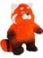 40 cm Torna Kırmızı Kırmızı Panda Peluş Oyuncak Ayı Peluş Bebek Karikatür Anime Bebek Hediye (Yurt Dışından) 2