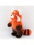 40 cm Torna Kırmızı Kırmızı Panda Peluş Oyuncak Ayı Peluş Bebek Karikatür Anime Bebek Hediye (Yurt Dışından) 3