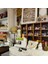 1/6 Bardak Tutucu Depolama Rafı Katı Ahşap Mini Kitaplık Dolabı Bebek Evi Mini Model Dollhouse Çalışma Odası Aksesuarları B (Yurt Dışından) 5
