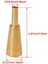 Yamaha Veya Bach Conn ve King Trompet C Trompet Için 3c Trompet Ağızlık Gold Meg Metal Trompet (Yurt Dışından) 4
