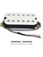 Elektro Gitar Humbucker Manyetikler Boyun Alnico V Pikap Beyaz (Yurt Dışından) 1