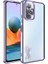 Xiaomi Redmi Note 10 Pro Uyumlu Kılıf Kamera Korumalı Logo Gösteren Omega Kapak, Lila 1