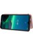 Kart Tutucu Kickstand Manyetik Karbon Fiber Kartı ile Nokia 1.4 Için Kılıf (Yurt Dışından) 2