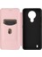 Kart Tutucu Kickstand Manyetik Karbon Fiber Kartı ile Nokia 1.4 Için Kılıf (Yurt Dışından) 5