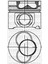 Motor Piston Segman Std 5 Sil.mot.1-2 Piston Transporter T5-Touareg 03 2.5tdi Ax./bac-Bl 81MM 18051 1