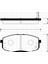 Ön Balata Hyundai I30 1.4-1.6-2.0-1.6 Crdi-2.0 Crdi 07 Kia Ceed 06 GDB3342-GDB3450 18051 1