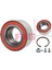 Teker Rulmani Arka Mercedes W201 W202 W203 CL203 W124 W210 18051 1