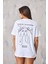 War Peace Pablo Picasso Yazılı Yüz Tasarım Baskılı Oversize Beyaz Kadın T-Shirt 3