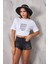 War Peace Pablo Picasso Yazılı Yüz Tasarım Baskılı Oversize Beyaz Kadın T-Shirt 4