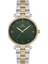 FL40115A-D10 Quartz Çelik Altın/gri Yeşil Kadran 32 mm Kadın Kol Saati 1