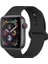 Apple Watch 3 4 5 6 7 8 9 Se Ultra 2 Uyumlu 42-44-45-49MM Klasik Silikon Kordon 3'lü Set Siyah, Beyaz, Kırmızı 4