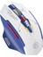 F9 Kablosuz Fare, Şarj Edilebilir Sessiz Kullanım 2.4g USB Mouse 1