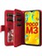 Xiaomi Poco M3 Kart ile Iki Renkli Dikiş Fermuar Cüzdan Tarzı (Yurt Dışından) 4