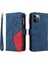 IPhone 12 Için Kılıf Pro Max Iki Renkli Dikiş Dokuz Kart Yuvaları Kickstand (Yurt Dışından) 1