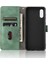 Samsung Galaxy A02/M02 Kart Ekleme Deri Folio Flip Case Için Kılıf (Yurt Dışından) 4