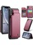 IPhone Xr Kickstand Rfıd Engelleme Pu Deri Kart Için Caseme Cüzdan Kılıf (Yurt Dışından) 5